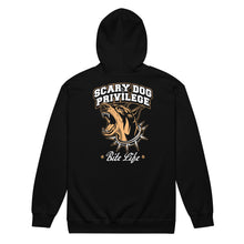 Load image into Gallery viewer, Scary Dog Privilege Doberman Zip-Up Hoodie