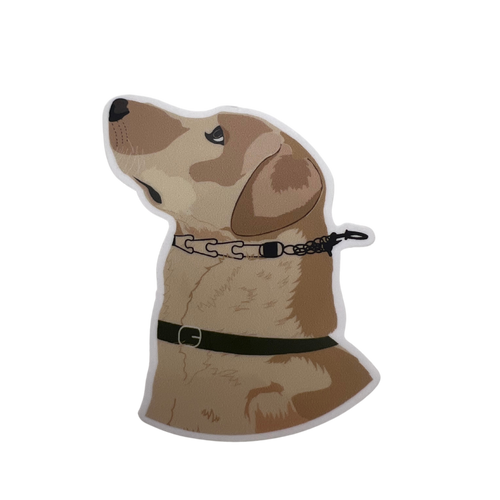 Dog Prong Collar Sticker