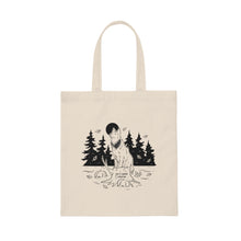 Load image into Gallery viewer, Autumn Dog Canvas Tote Bag