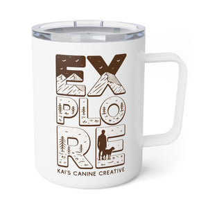 Explore With Your Dog Insulated Coffee Mug