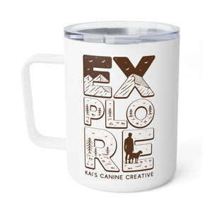 Explore With Your Dog Insulated Coffee Mug