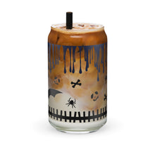 Load image into Gallery viewer, Enchantingly Spooky Halloween Glass Can Cup - Embrace the Haunting Vibes!