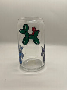 Balloon Dog Glass Can Cup