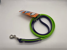 Load image into Gallery viewer, Green and Purple BioThane® Leash