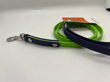 Load image into Gallery viewer, Green and Purple BioThane® Leash