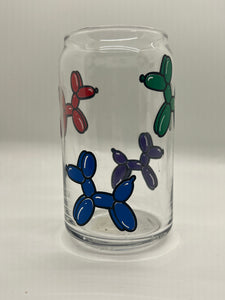 Balloon Dog Glass Can Cup