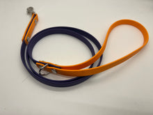 Load image into Gallery viewer, Purple &amp; Orange Biothane Leash