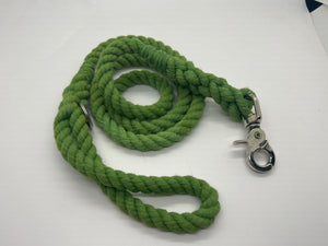 Green Rope Leash