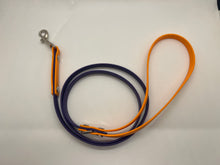 Load image into Gallery viewer, Purple &amp; Orange Biothane Leash