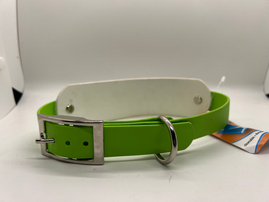Green & White Collar