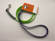 Load image into Gallery viewer, Green and Purple BioThane® Leash