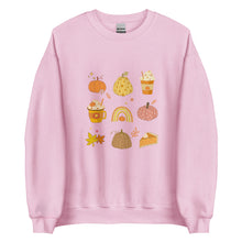 Load image into Gallery viewer, Retro Fall Icon Themed Sweatshirt - Vintage Vibes for Cozy Days