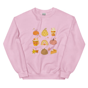 Retro Fall Icon Themed Sweatshirt - Vintage Vibes for Cozy Days