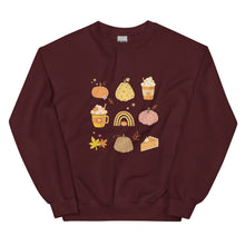 Load image into Gallery viewer, Retro Fall Icon Themed Sweatshirt - Vintage Vibes for Cozy Days