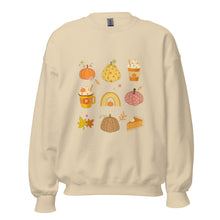 Load image into Gallery viewer, Retro Fall Icon Themed Sweatshirt - Vintage Vibes for Cozy Days