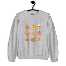 Load image into Gallery viewer, Retro Fall Icon Themed Sweatshirt - Vintage Vibes for Cozy Days