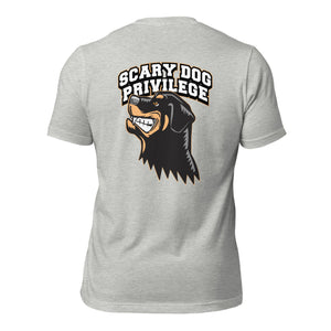 Scary Dog Privilege Rottweiler T-Shirt