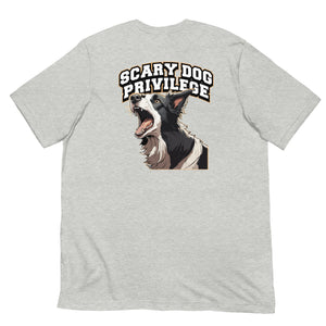Scary Dog Privilege Border Collie Shirt