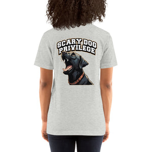 Scary Dog Privilege Black Lab Shirt