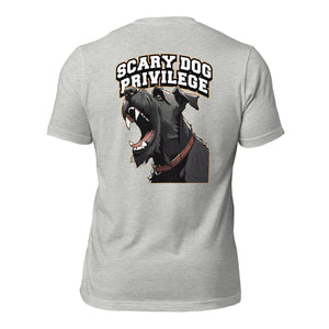 Scary Dog Privilege Giant Schnazuer Shirt