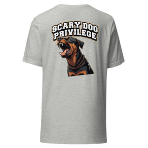 Scary Dog Privilege Rottweiler Shirt