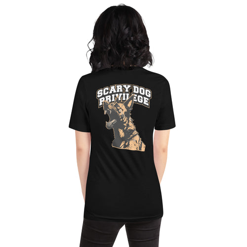 Scary Dog Privilege Dutch Shepherd T-Shirt