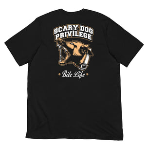 Scary Dog Privilege Belgian Malinois T-Shirt