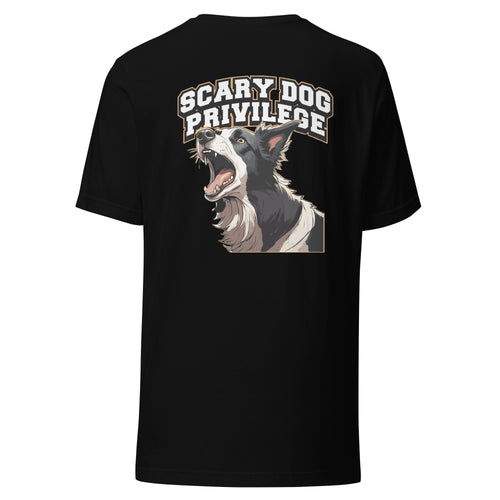 Scary Dog Privilege Border Collie Shirt