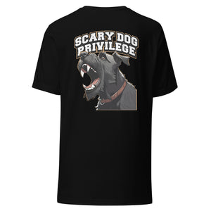 Scary Dog Privilege Giant Schnazuer Shirt