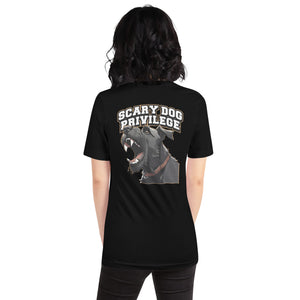 Scary Dog Privilege Giant Schnazuer Shirt