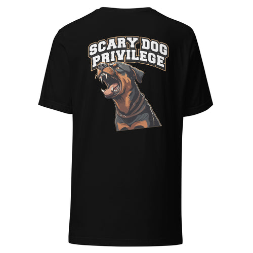 Scary Dog Privilege Rottweiler Shirt