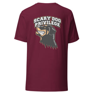 Scary Dog Privilege Rottweiler T-Shirt