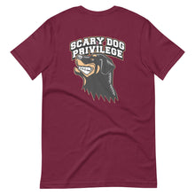 Load image into Gallery viewer, Scary Dog Privilege Rottweiler T-Shirt