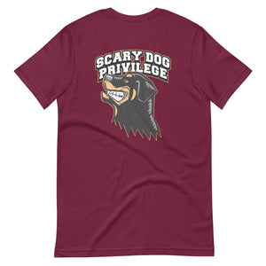 Scary Dog Privilege Rottweiler T-Shirt