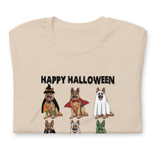 Load image into Gallery viewer, Halloween German Shepherd Dogs in Costume T-Shirt