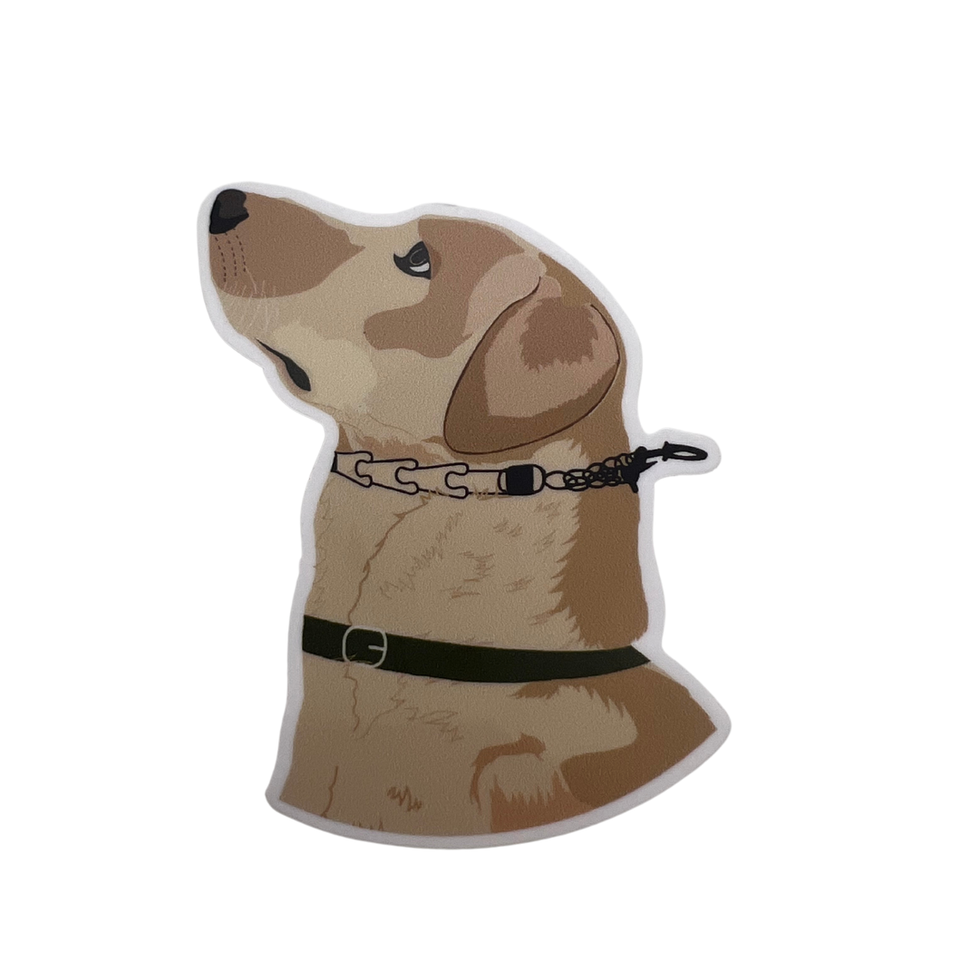 Dog Prong Collar Sticker