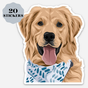 Custom Pet Portrait Stickers