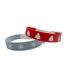 Load image into Gallery viewer, Snowflake Biothane Buckle Dog Collar