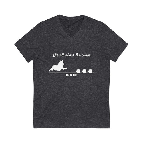 FastCat Schipperke No Tail V-Neck Tee