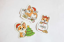 Load image into Gallery viewer, Christmas Corgi Sticker Pack