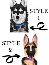 Load image into Gallery viewer, Custom Pet Portrait Shirt