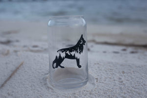 Adventure Dog Glass Cup