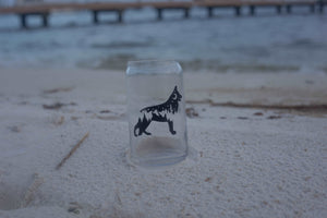 Adventure Dog Glass Cup