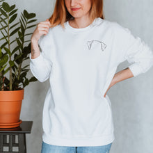 Load image into Gallery viewer, Custom Pet Ear Outline Sweatshirt