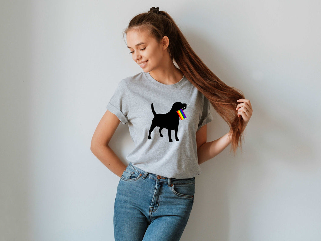 Beagle PRIDE Flag Shirt