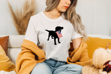 Load image into Gallery viewer, Labrador Retriever USA American Flag Shirt
