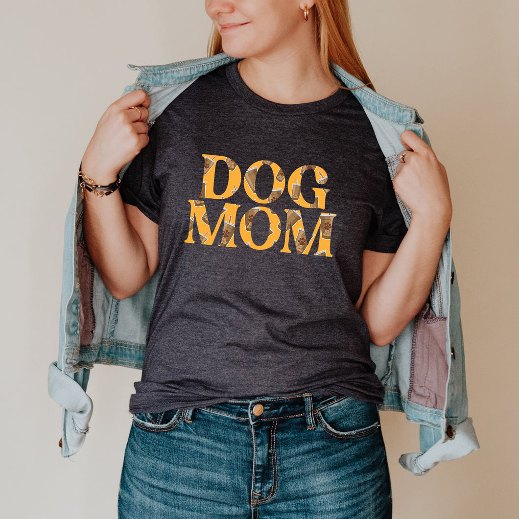DOG MOM Iced Coffee Shirt