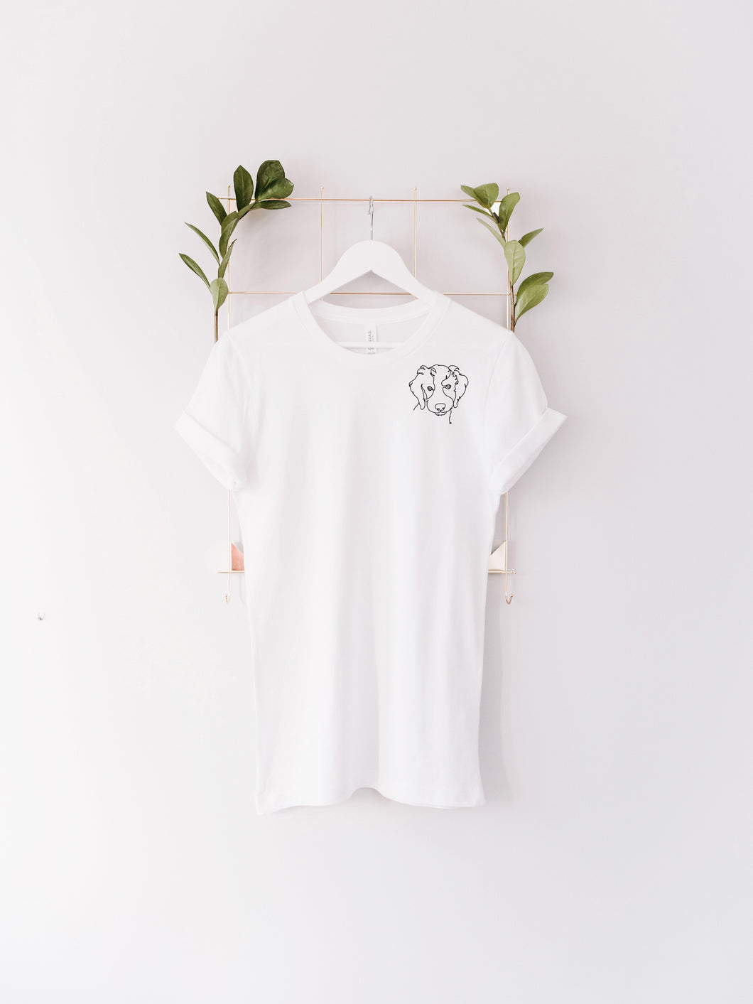 Doodle Dog Line Art Shirt