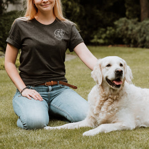 Golden Retriever Dog Line Art Shirt