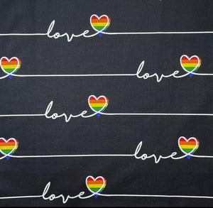 Love Pride Bandana - Rainbow Hearts